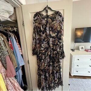 Zimmermann Floral Long Sleeve Dress AU-2/US-8